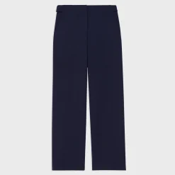 Theory Adjustable Wool Gabardine Pant-Women Suits|Pants