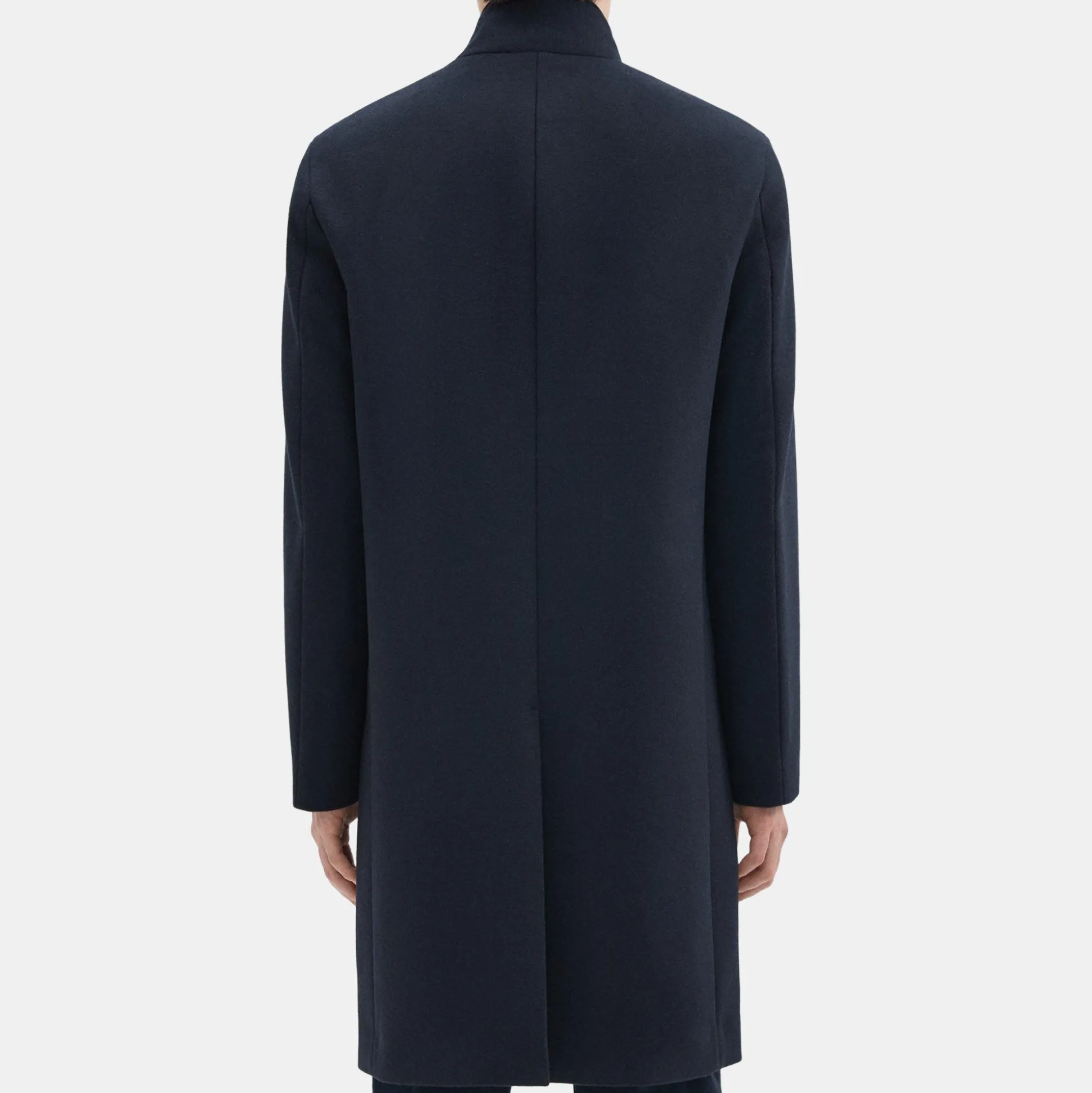 Theory Belvin Coat In Recycled Wool-Blend Melton-Men Outerwear