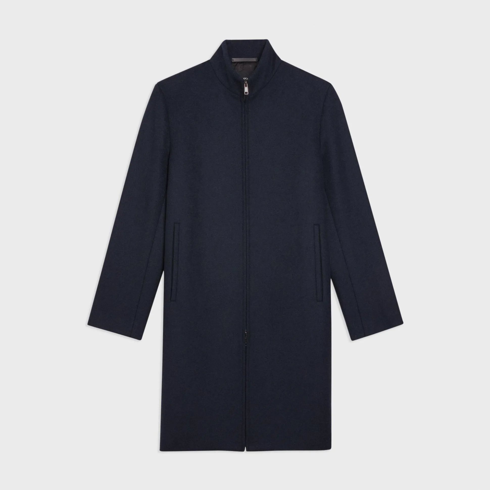 Theory Belvin Coat In Recycled Wool-Blend Melton-Men Outerwear