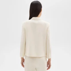 Theory Boxy Patch Pocket Blazer In Admiral Crepe-Women Suits|Blazers + Jackets