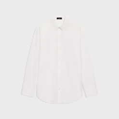 Theory Boyfriend Shirt In Good Cotton-Women Tops
