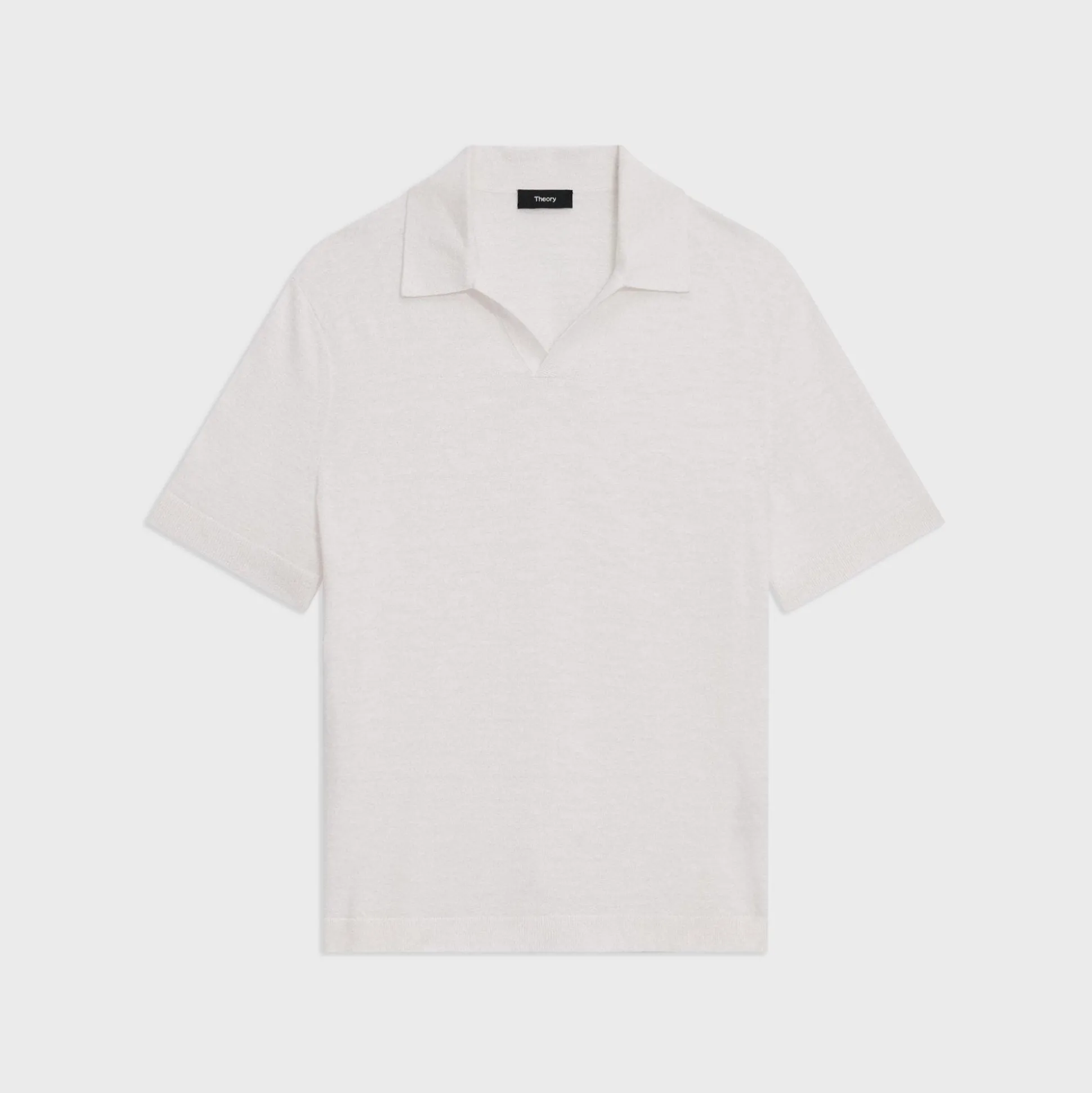 Theory Brenan Polo Shirt In Cotton-Linen-Men T-shirts + Polos|Sweaters + Cardigans