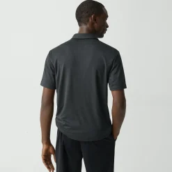 Theory Bron Polo Shirt In Anemone Modal Jersey-Men T-shirts + Polos
