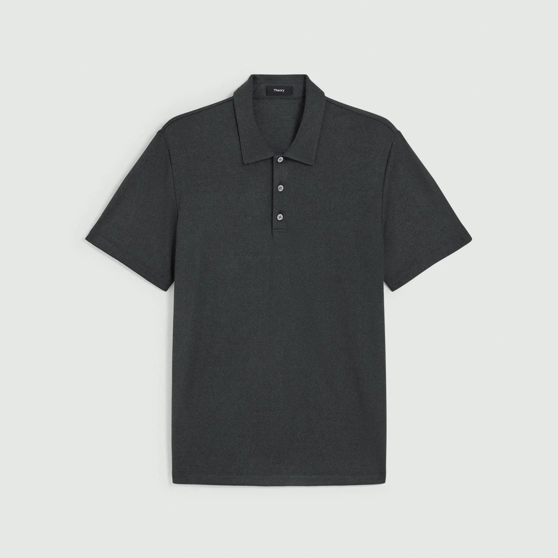 Theory Bron Polo Shirt In Anemone Modal Jersey-Men T-shirts + Polos