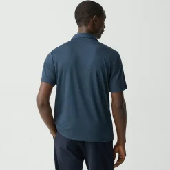 Theory Bron Polo Shirt In Anemone Modal Jersey-Men T-shirts + Polos