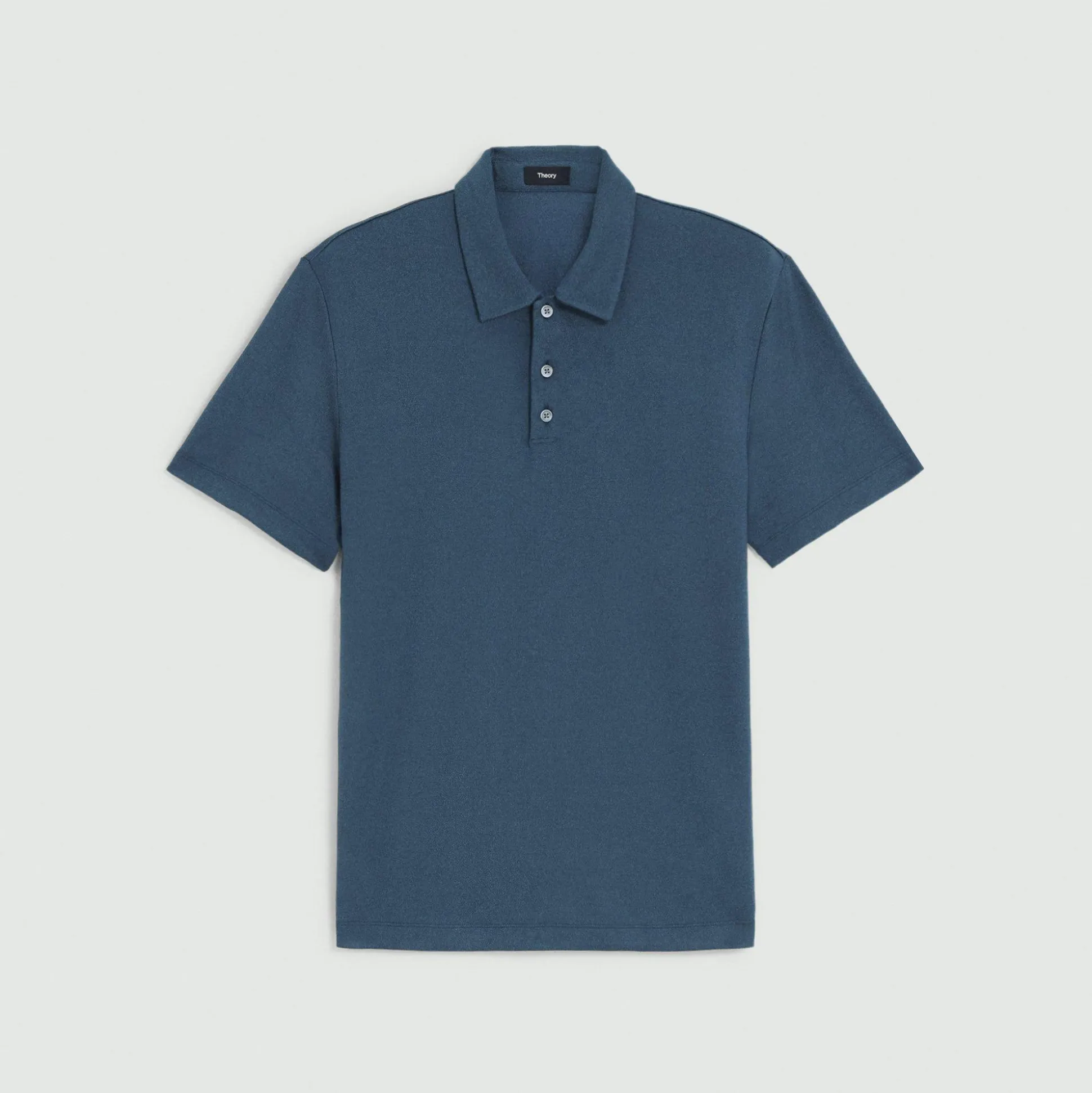 Theory Bron Polo Shirt In Anemone Modal Jersey-Men T-shirts + Polos