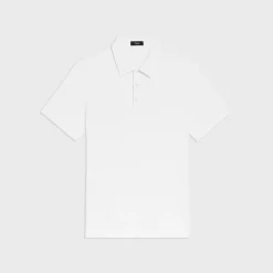 Theory Bron Polo Shirt In Anemone Modal Jersey-Men T-shirts + Polos