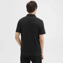 Theory Bron Polo Shirt In Cosmos Slub Cotton-Men T-shirts + Polos