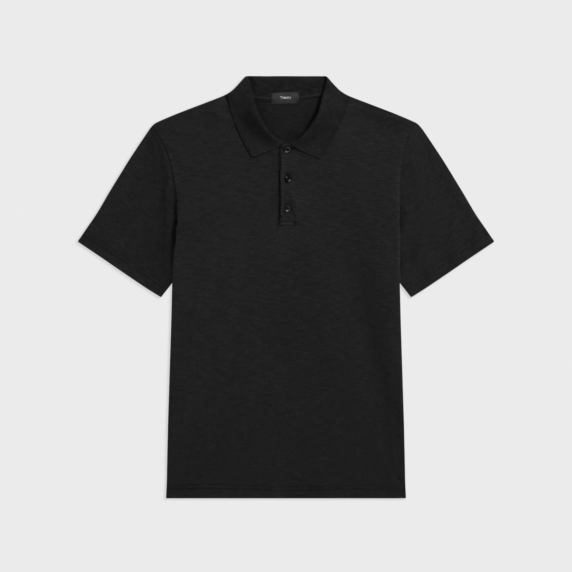 Theory Bron Polo Shirt In Cosmos Slub Cotton-Men T-shirts + Polos