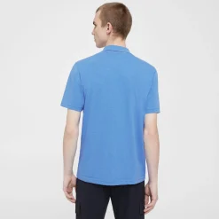 Theory Bron Polo Shirt In Slub Cotton-Men T-shirts + Polos