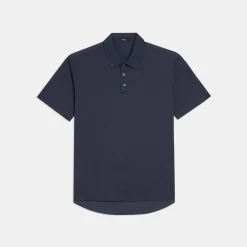Theory Carlom Combo Polo In Cotton Jersey-Men T-shirts + Polos