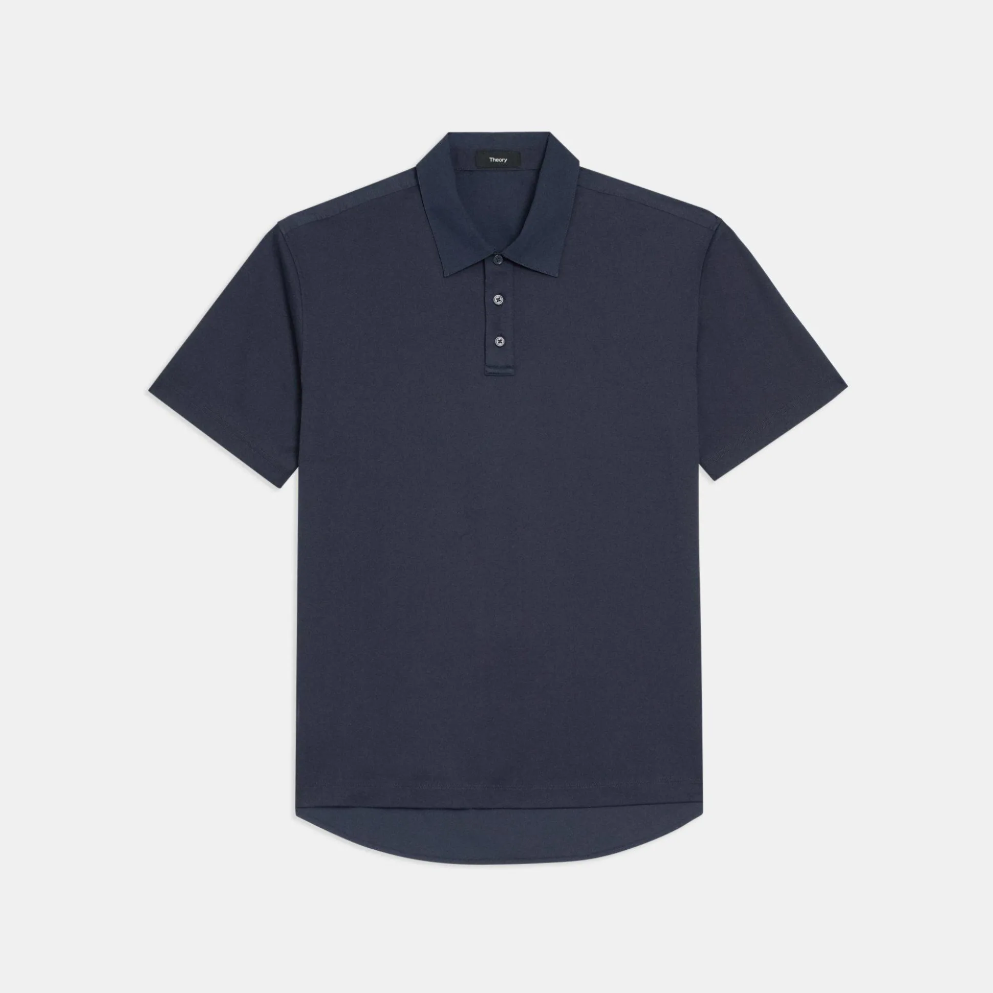 Theory Carlom Combo Polo In Cotton Jersey-Men T-shirts + Polos