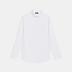 Theory Cedrick Shirt In Stretch Cotton-Men Shirts