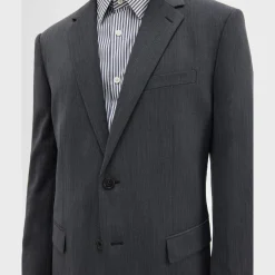 Theory Chambers Blazer In Herringbone Stretch Wool-Men Suits|Blazers + Jackets