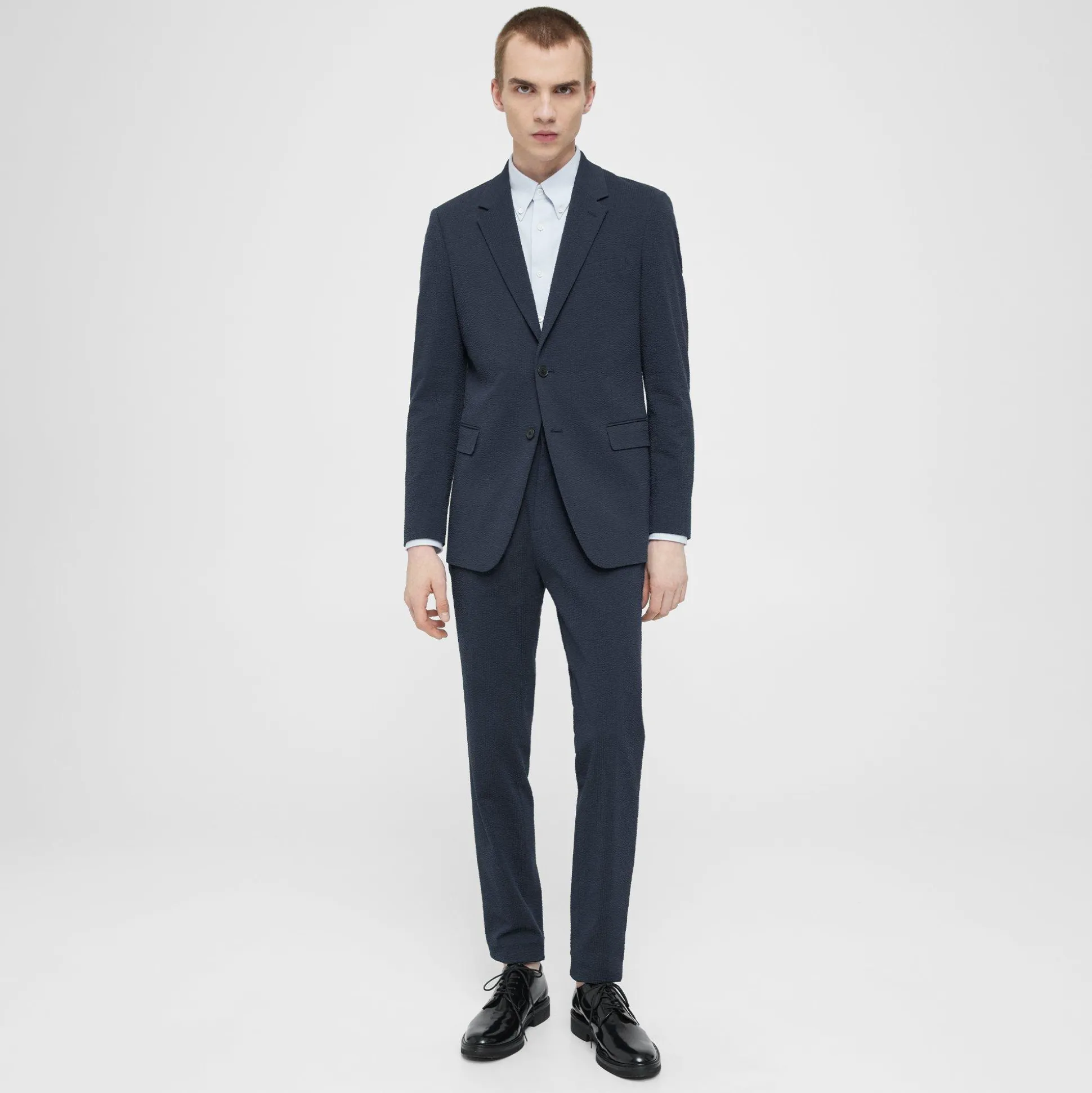 Theory Chambers Blazer In Seersucker-Men Suits|Blazers + Jackets
