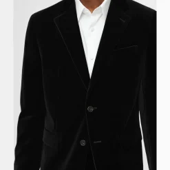 Theory Chambers Blazer In Stretch Velvet-Men Suits|Blazers + Jackets