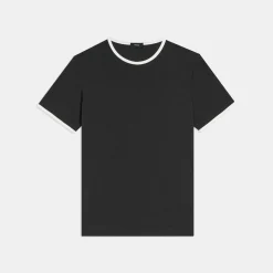 Theory Cilian Tee In Luxe Cotton Jersey-Men T-shirts + Polos