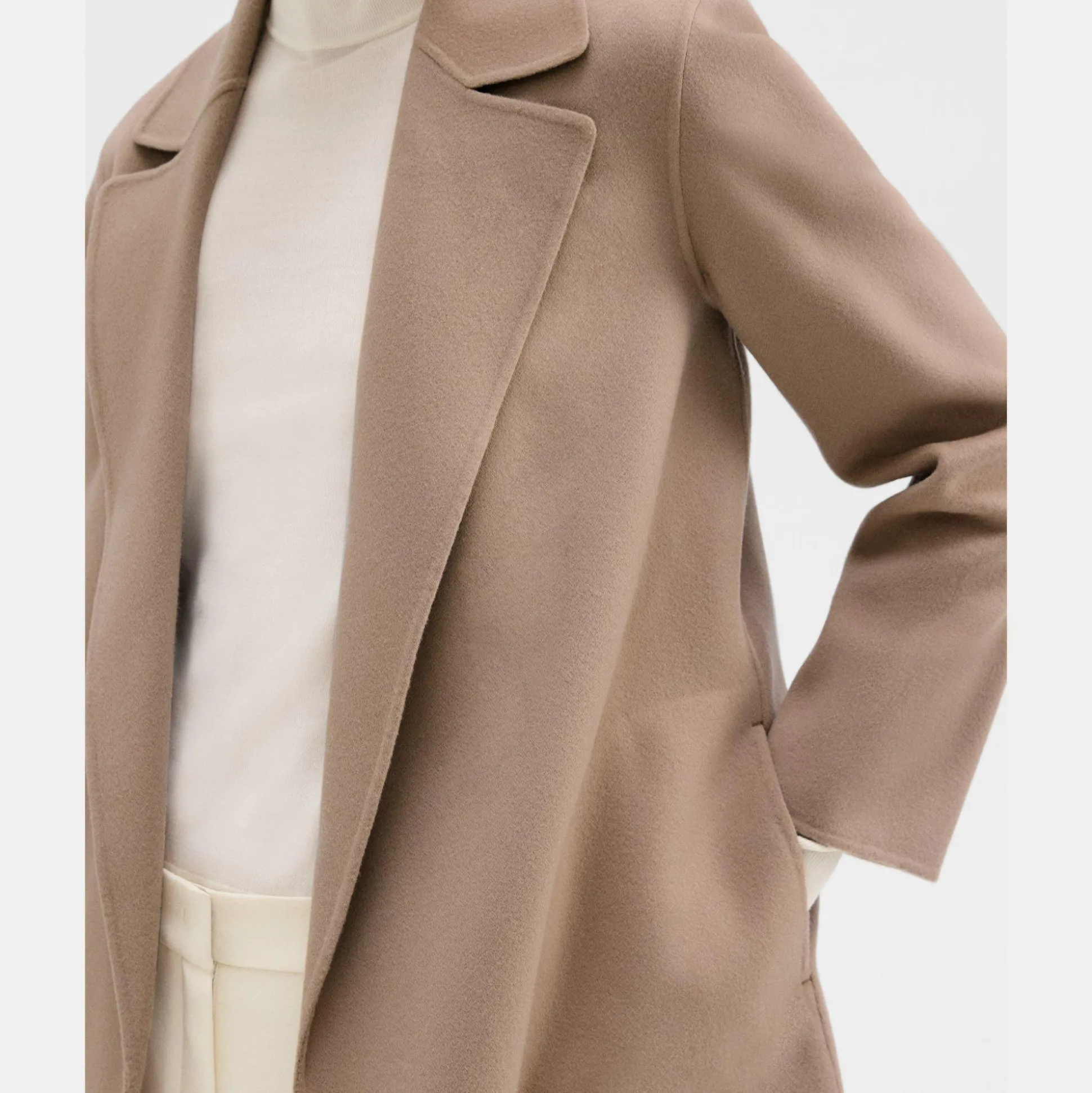 Theory Clairene Jacket In Double-Face Wool-Cashmere-Women Outerwear