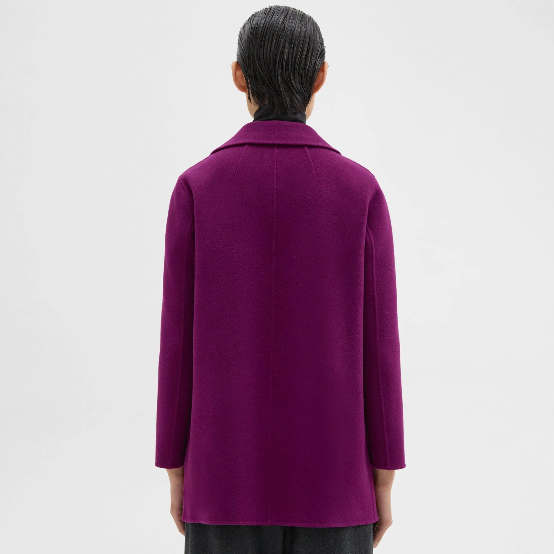 Theory Clairene Jacket In Double-Face Wool-Cashmere-Women Outerwear