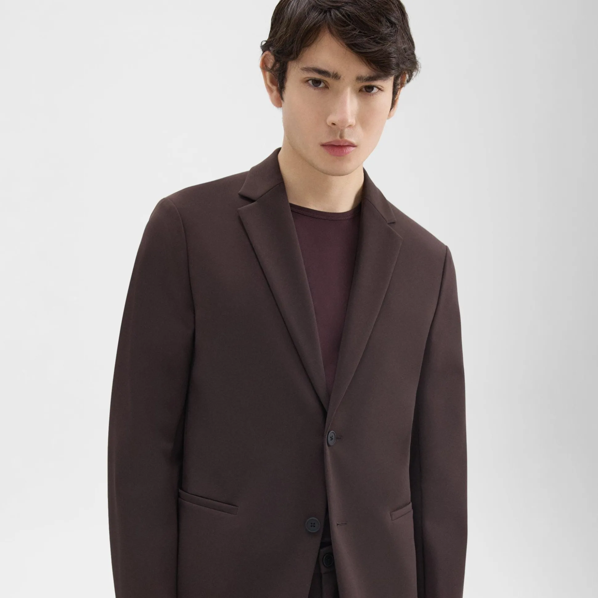 Theory Clinton Blazer In Precision Ponte-Men Suits|Blazers + Jackets