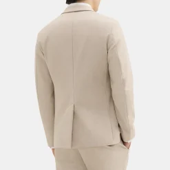 Theory Clinton Blazer In Printed Precision Ponte-Men Blazers + Jackets