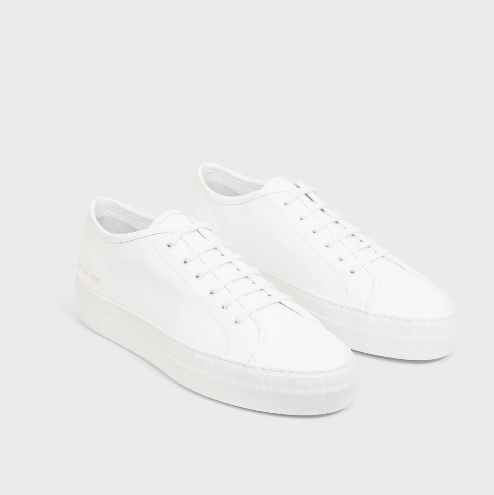 Theory Common Projects Women'S Tournament Low-Top Super Platform Sneakers-Women Shoes