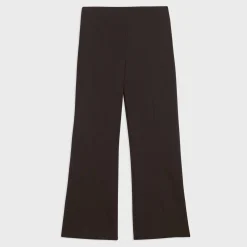 Theory Cropped Kick Pant In Double Weave-Women Suits|Pants