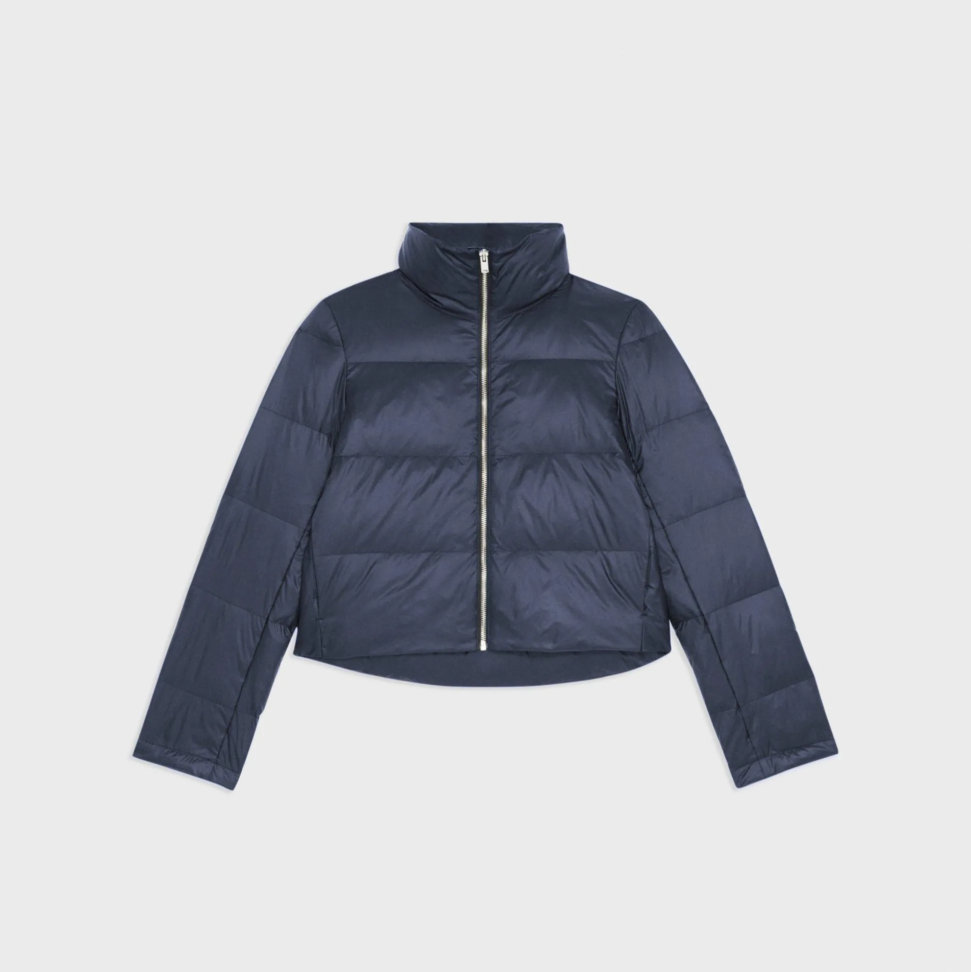 Theory Cropped Puffer Jacket In Recycled Nylon-Women Outerwear