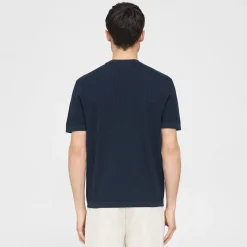 Theory Damian Tee In Cotton-Men Sweaters + Cardigans|T-shirts + Polos