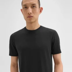 Theory Dorian Tee In Active Knit-Men T-shirts + Polos
