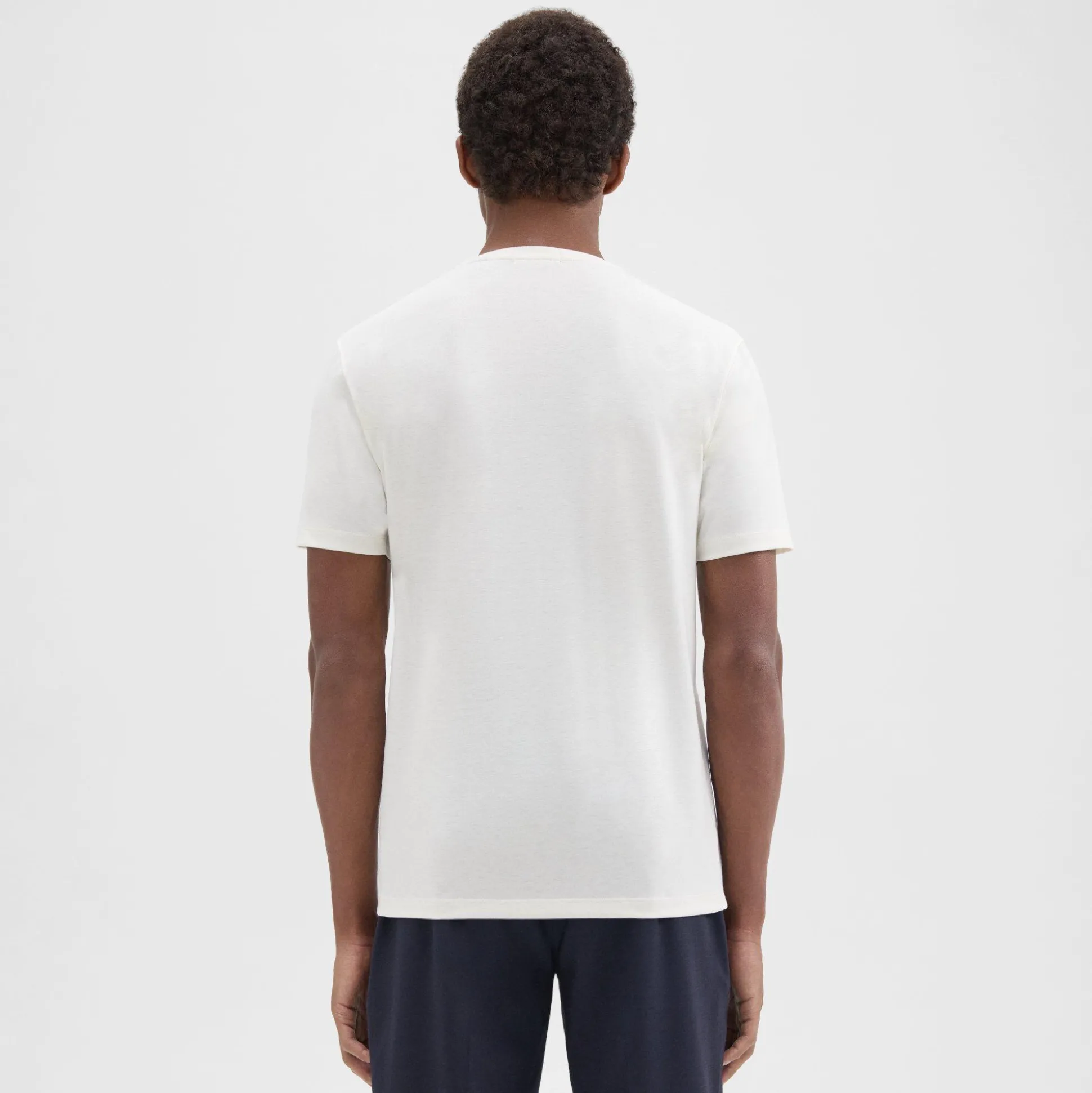 Theory Dorian Tee In Active Knit-Men T-shirts + Polos