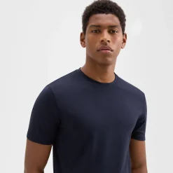 Theory Dorian Tee In Active Knit-Men T-shirts + Polos
