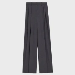 Theory Double Pleat Pant In Good Wool-Women Suits|Pants