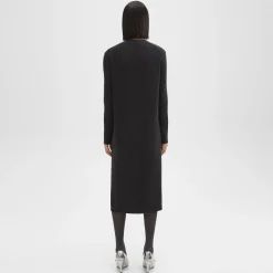 Theory Duster Cardigan In Recycled Wool-Cashmere-Women Sweaters + Cardigans