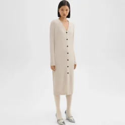 Theory Duster Cardigan In Recycled Wool-Cashmere-Women Sweaters + Cardigans