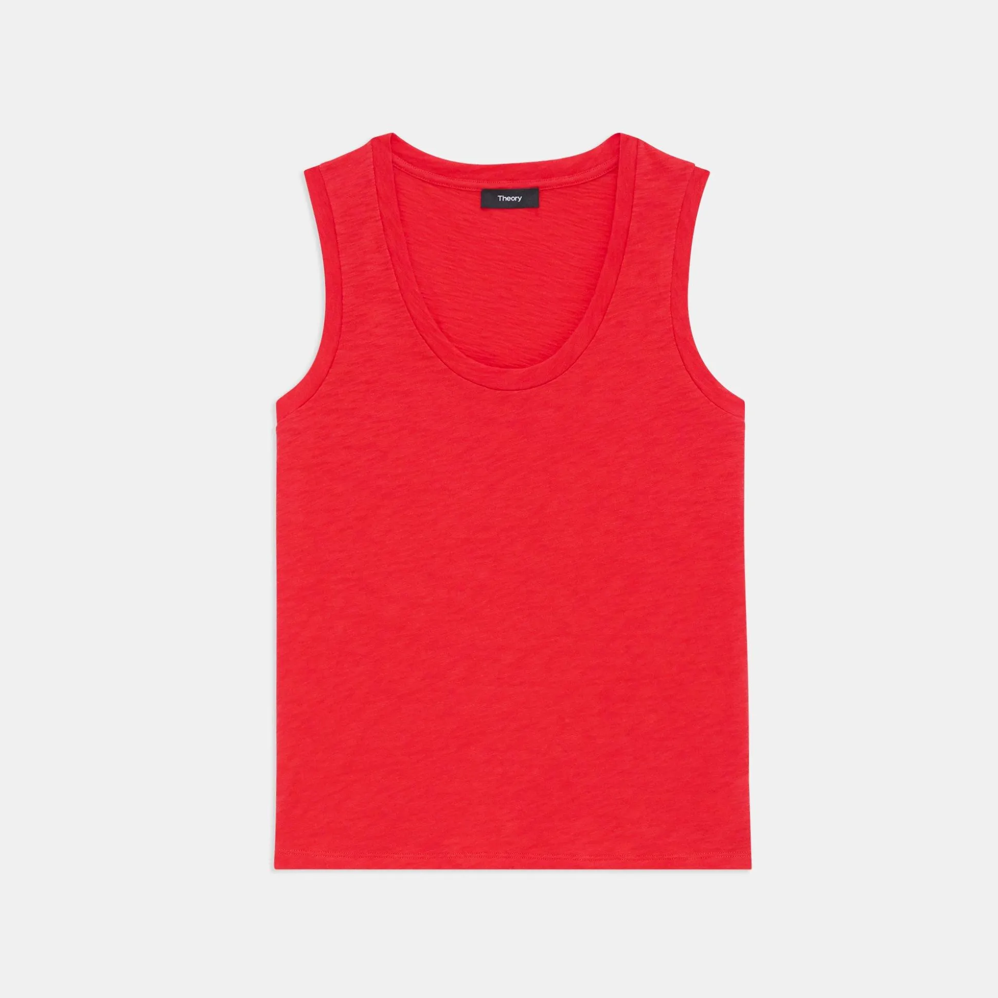 Theory Easy Tank Top In Organic Slub Cotton-Women T-Shirts