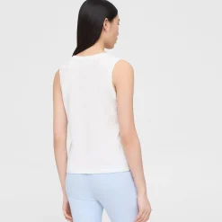 Theory Easy Tank Top In Organic Slub Cotton-Women Tops|T-Shirts