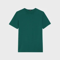 Theory Essential Tee In Cosmos Slub Cotton-Men T-shirts + Polos