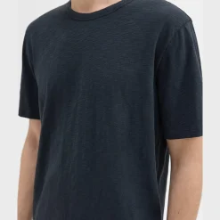 Theory Essential Tee In Cosmos Slub Cotton-Men T-shirts + Polos