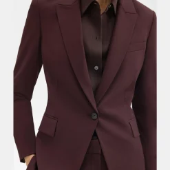 Theory Etiennette Blazer In Good Wool-Women Blazers + Jackets|Suits