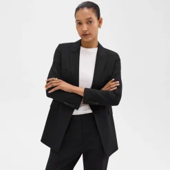 Theory Etiennette Blazer In Good Wool-Women Suits|Blazers + Jackets
