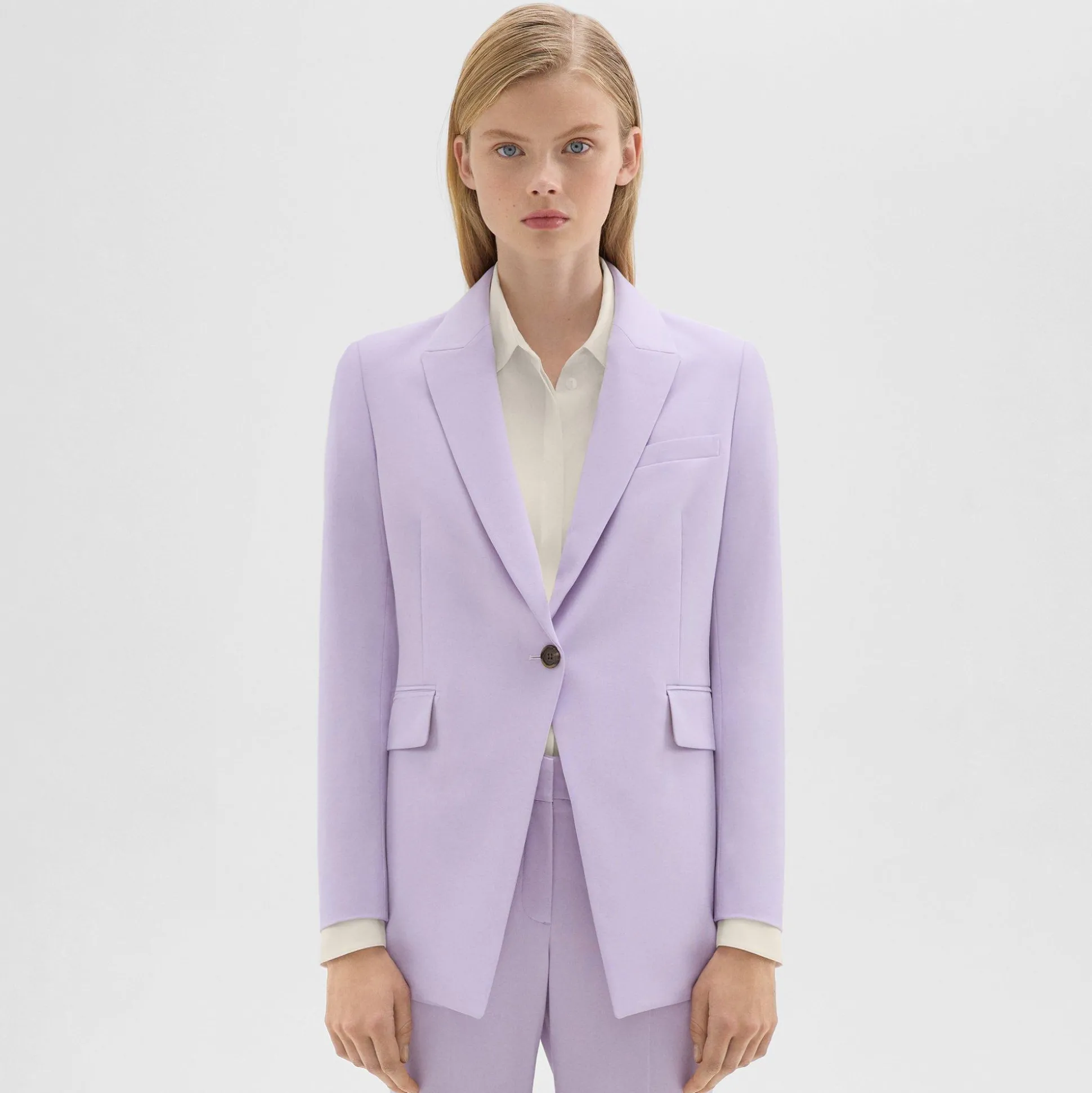 Theory Etiennette Blazer In Good Wool-Women Suits|Blazers + Jackets