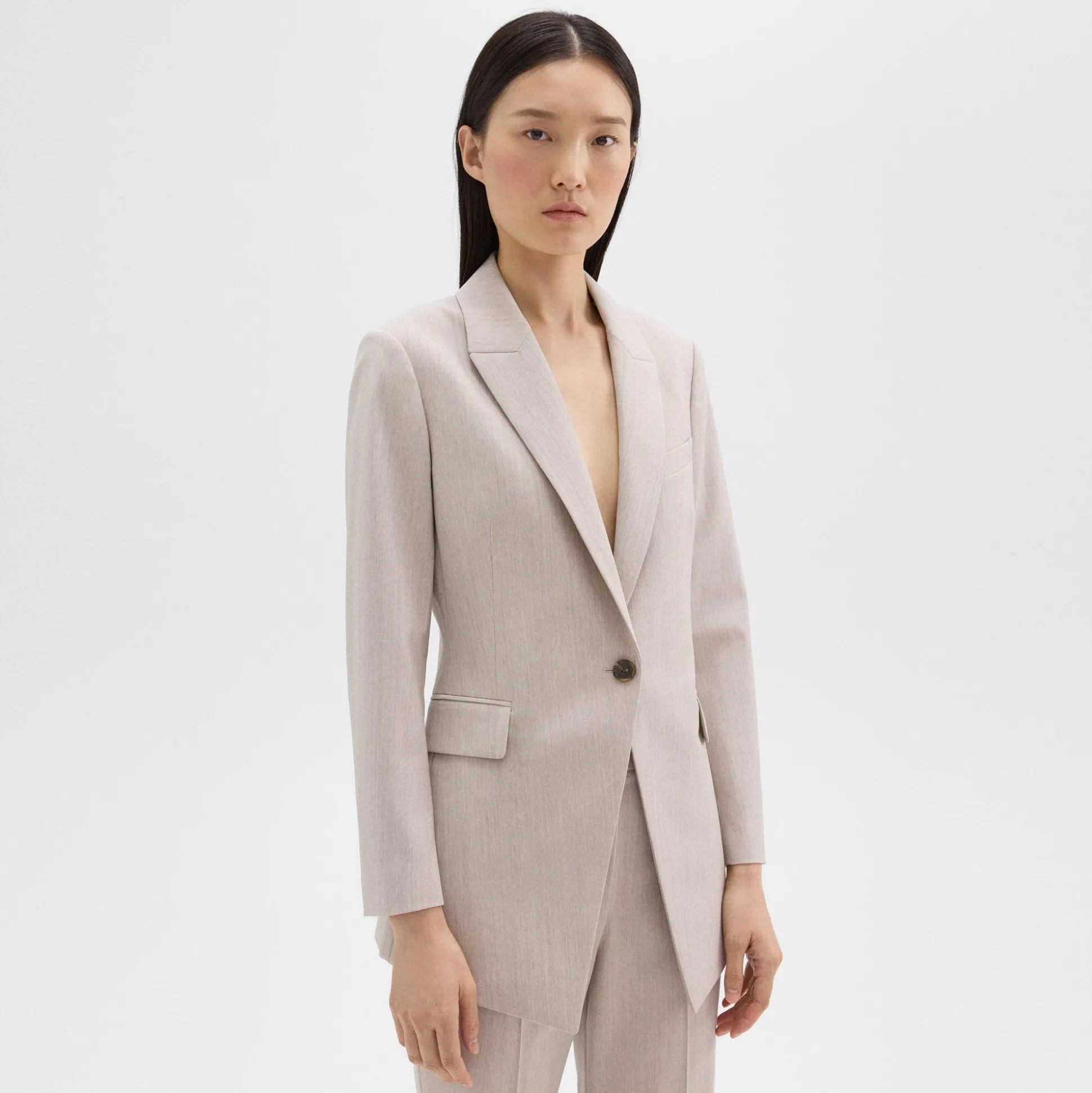 Theory Etiennette Blazer In Good Wool-Women Suits|Blazers + Jackets