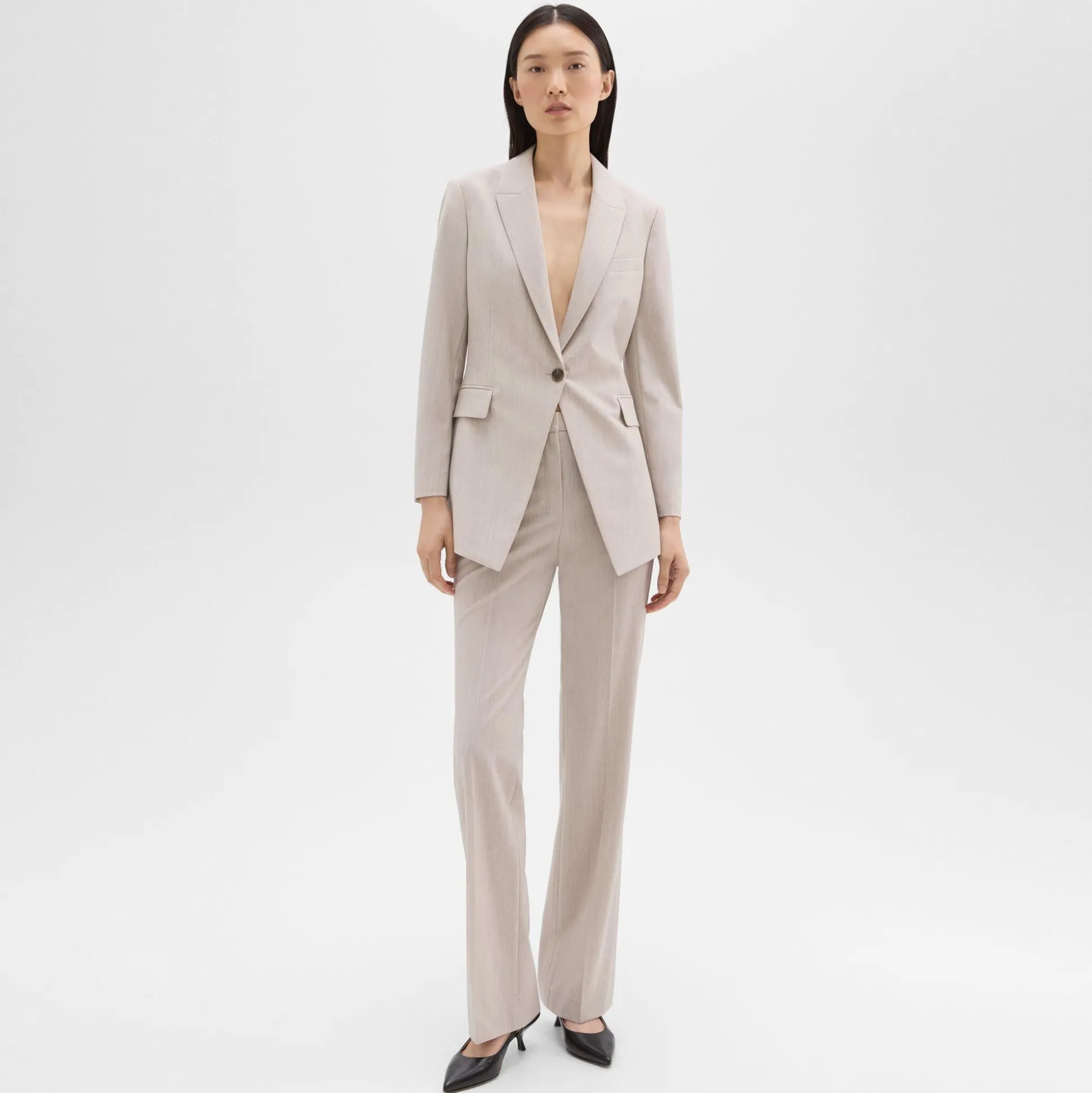 Theory Etiennette Blazer In Good Wool-Women Suits|Blazers + Jackets