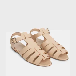 Theory Fisherman Sandal In Leather-Women Shoes