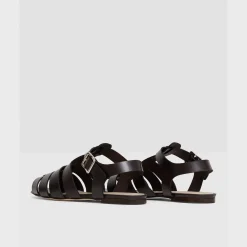 Theory Fisherman Sandal In Leather-Women Shoes