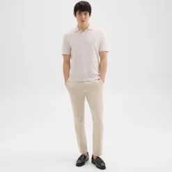 Theory Goris Pique Polo Shirt In Light Bilen-Men T-shirts + Polos|Sweaters + Cardigans