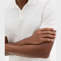 Theory Goris Pique Polo Shirt In Light Bilen-Men T-shirts + Polos|Sweaters + Cardigans