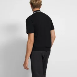 Theory Goris Polo Shirt In Fine Bilen-Men T-shirts + Polos|Sweaters + Cardigans