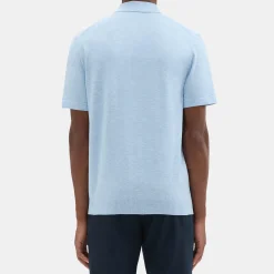 Theory Goris Polo Shirt In Light Bilen-Men T-shirts + Polos|Sweaters + Cardigans